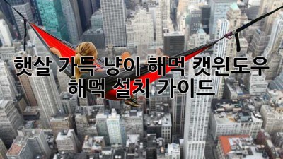 햇살 가득 냥이 해먹: 캣윈도우 해먹 설치 가이드